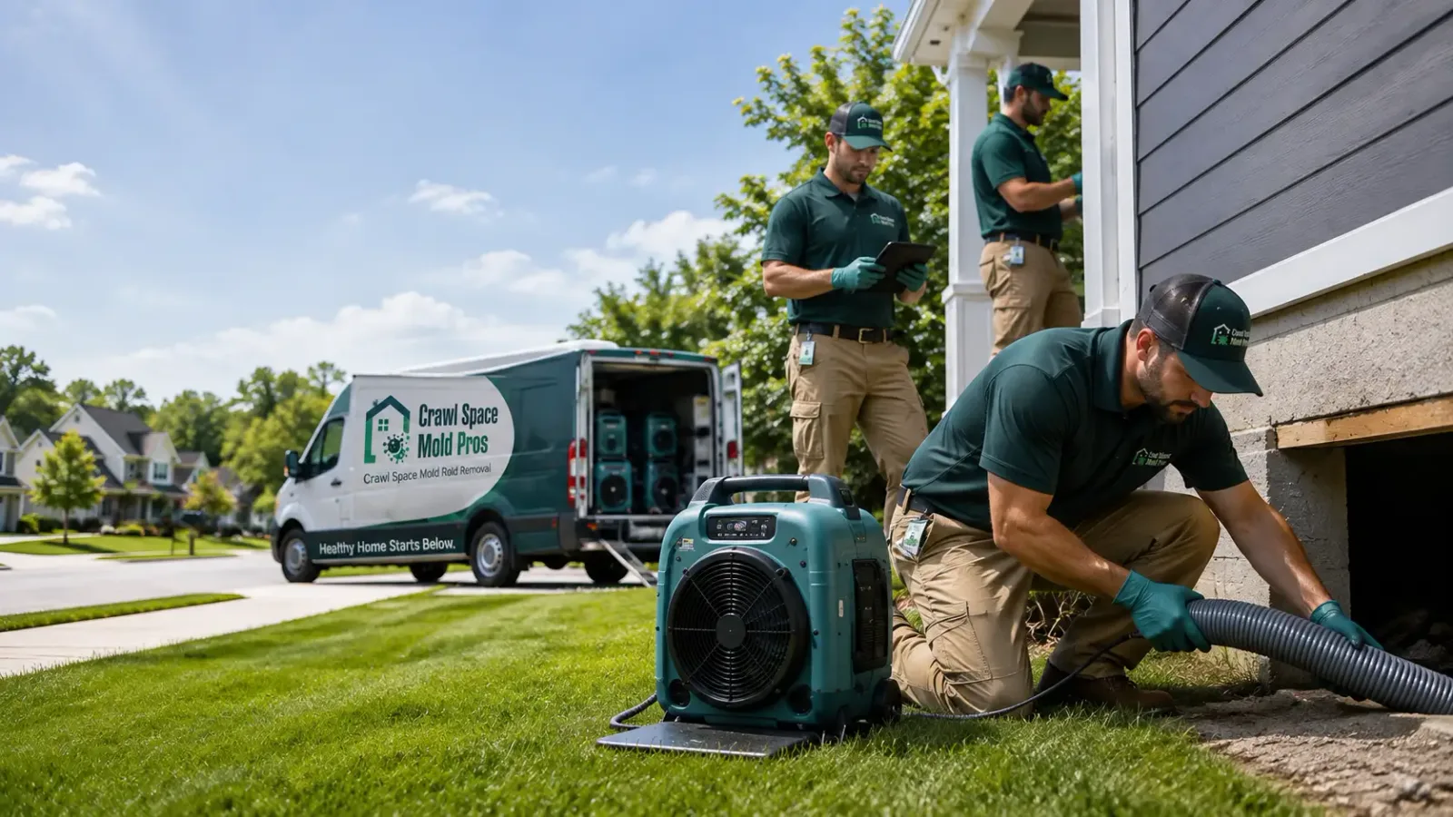 Crawl Space Mold Removal in Cudahy, CA
